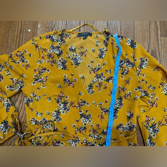 Primark Mustard Floral Dress - Picture 4 of 8
